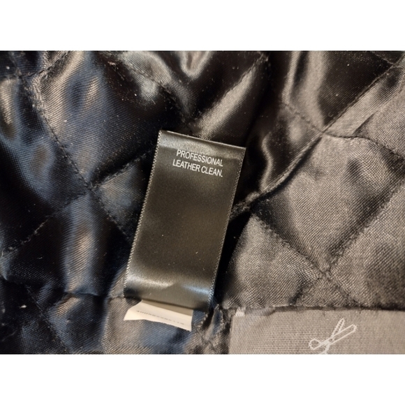 Croft & Barrow Woman black leather toggle coat with removable faux fur t… - Picture 11 of 16